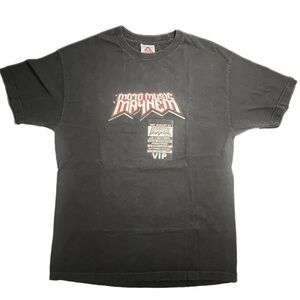 Social Distortion Pennywise 2004 Concert Shirt L Moto Music Mayhem VIP Pass